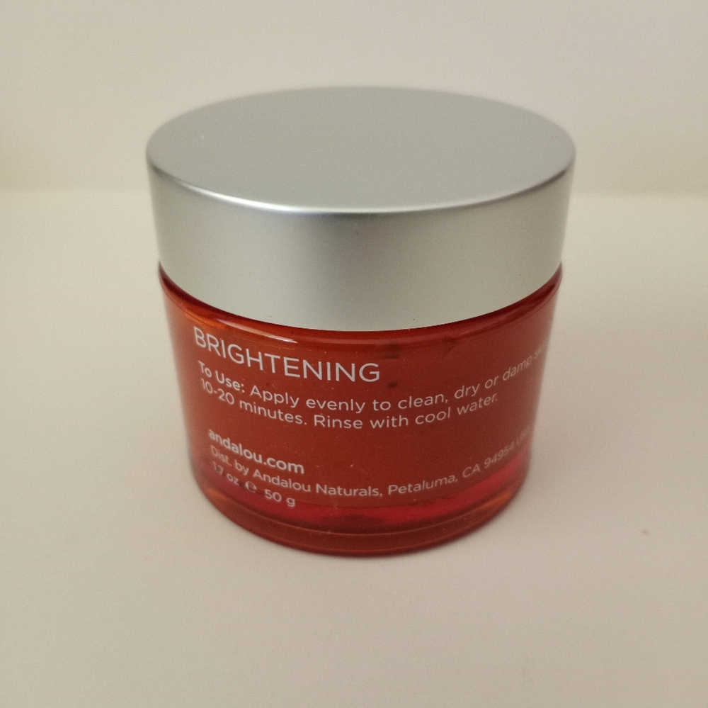 Andalou Naturals Pumpkin Honey  Glycolic Mask Brightening 1.7 oz Full Size NIB - Picture 2 of 4